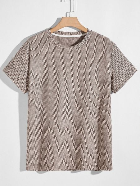 men all over print short sleeve tee b8rk#, White;black
men all over print short sleeve tee b8rk#, White;black