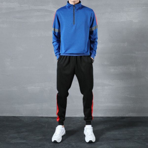 spring and autumn long sleeve stand collar new trend men's running sportswear fashion casual suit, Gray
spring and autumn long sleeve stand collar new trend men's running sportswear fashion casual suit, Gray
