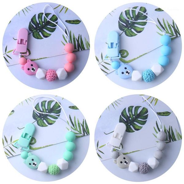 pacifiers# diy baby teether grade silicone bear shaped pacifier chain clip holder nursing toy1
pacifiers# diy baby teether grade silicone bear shaped pacifier chain clip holder nursing toy1