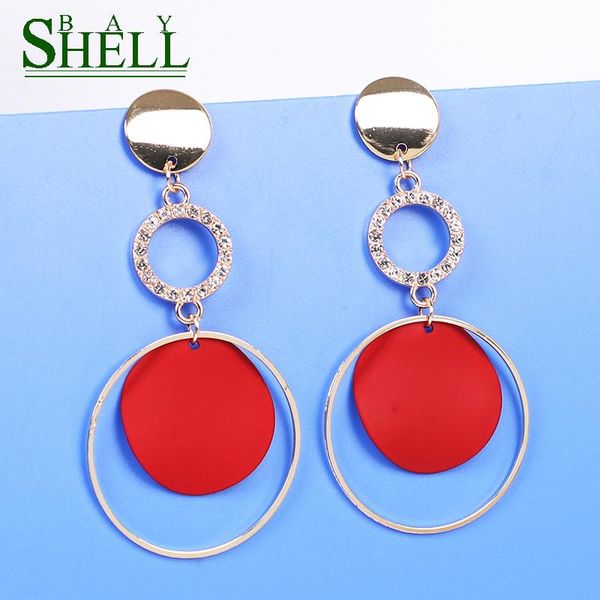 dangle & chandelier fashion jewelry crystal earrings geometric round drop for women hollow metal modern europe female statement, Silver
dangle & chandelier fashion jewelry crystal earrings geometric round drop for women hollow metal modern europe female statement, Silver