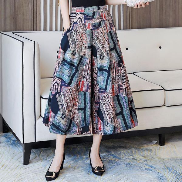 летние широкие брюки ноги женщины свободно высокая талия пляж лодыжки широкие брюки летние повседневная старинные печать плюс размер брюки, Black;white 
летние широкие брюки ноги женщины свободно высокая талия пляж лодыжки широкие брюки летние повседневная старинные печать плюс размер брюки, Black;white