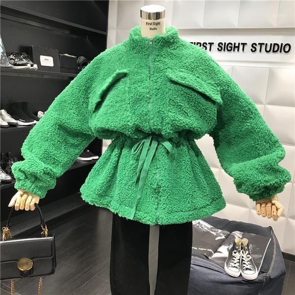 2020 autumn and winter new fashion solid color casual fashion temperament lap loose lamb fur zipper teddy coat1, Black
2020 autumn and winter new fashion solid color casual fashion temperament lap loose lamb fur zipper teddy coat1, Black