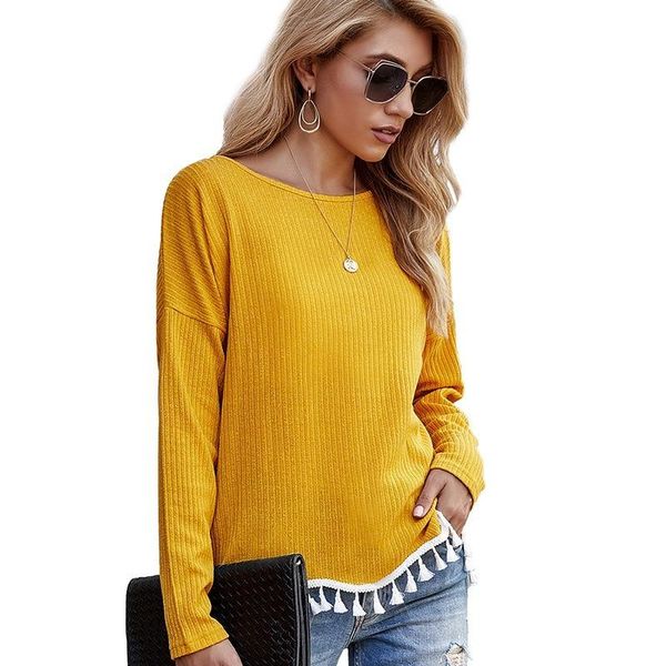 women's t-shirt women t shirt 2021 elasticity tassel t-shirtkorean style woman clothes loose tshirt female casual long sleeve, White
women's t-shirt women t shirt 2021 elasticity tassel t-shirtkorean style woman clothes loose tshirt female casual long sleeve, White