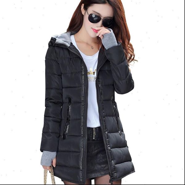2021 women winter hooded warm coat slim plus size candy color cotton padded basic jacket female medium long jaqueta feminina, Black;brown
2021 women winter hooded warm coat slim plus size candy color cotton padded basic jacket female medium long jaqueta feminina, Black;brown