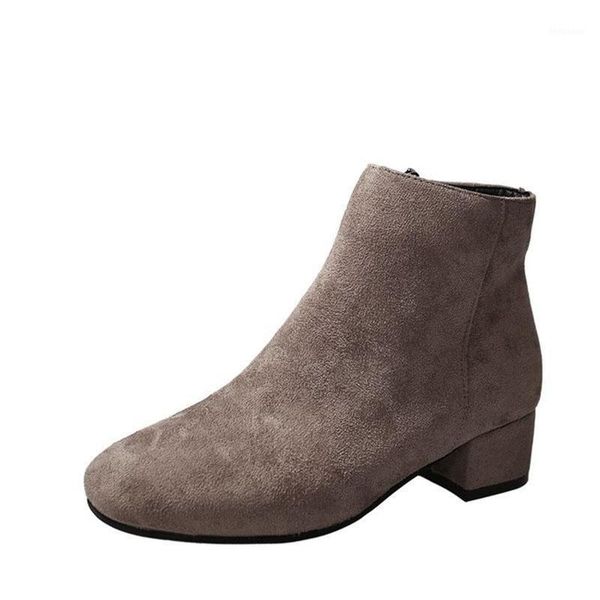 boots winter plus velvet warm ankle women shoes fashion zipper round toe square heel casual suede short booties femmes bottes1, Black
boots winter plus velvet warm ankle women shoes fashion zipper round toe square heel casual suede short booties femmes bottes1, Black