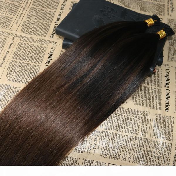 ombre human hair extensions i tip hair balayage #2 fading to #5 keratin tipped human hair extensions pre bonded i tip 1g str, Black
ombre human hair extensions i tip hair balayage #2 fading to #5 keratin tipped human hair extensions pre bonded i tip 1g str, Black