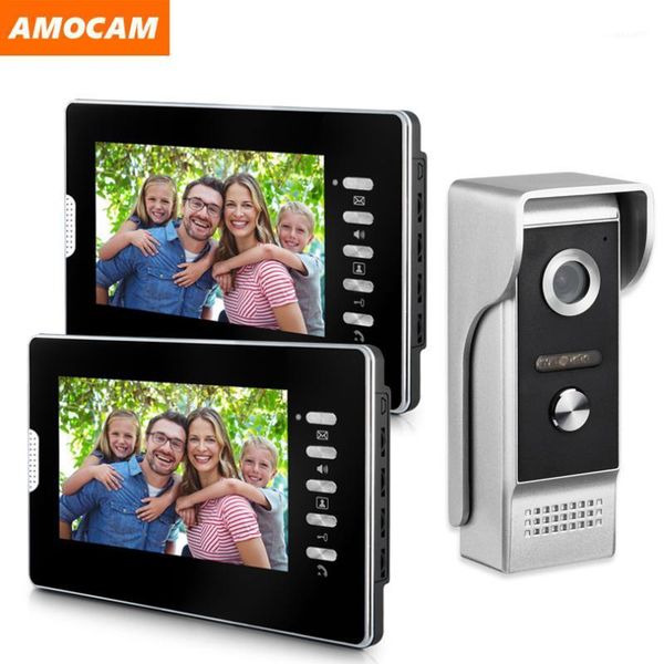 video door phones 7 inch wired phone system intercom doorbell with waterproof outdoor ir camera remote unlock 1-camera 2-monitor1
video door phones 7 inch wired phone system intercom doorbell with waterproof outdoor ir camera remote unlock 1-camera 2-monitor1