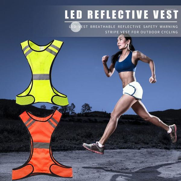 running jerseys vests multi-function for night jogging mtb bicycle breathable reflective safety warning led vest1, Black;blue
running jerseys vests multi-function for night jogging mtb bicycle breathable reflective safety warning led vest1, Black;blue