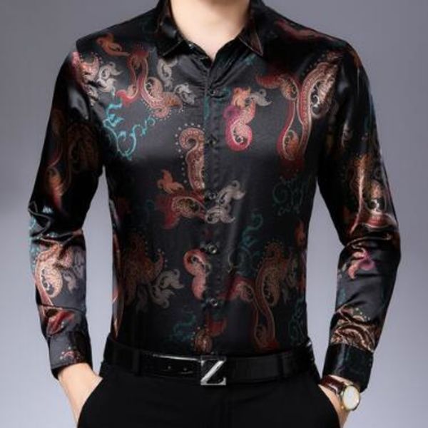 mens vintage satin shirts baroque silk shirts mens cashew flowers shirts luxury blouse retro floral printed clothing large size c1211, White;black
mens vintage satin shirts baroque silk shirts mens cashew flowers shirts luxury blouse retro floral printed clothing large size c1211, White;black
