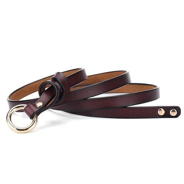 women cute thin knotted knot dress belt straps new gold round circle genuine leather belt waistband cinturon mujer, Black;brown
women cute thin knotted knot dress belt straps new gold round circle genuine leather belt waistband cinturon mujer, Black;brown