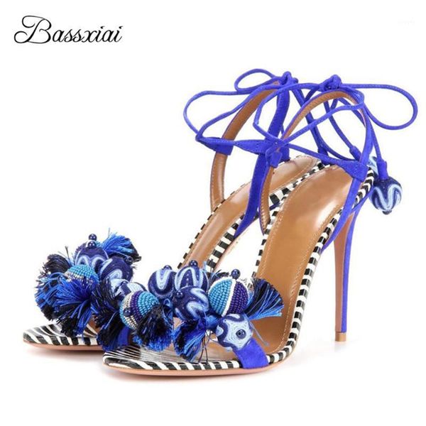 beading pompoms ankle wrap sandals women summer 10cm thin high heels fringed tassels suede striped party shoes woman1, Black
beading pompoms ankle wrap sandals women summer 10cm thin high heels fringed tassels suede striped party shoes woman1, Black