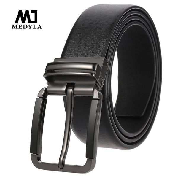 medyla genuine leather alloy pin buckle leather strap belt simple fashion cowhide jeans belt punch youth, Black;brown
medyla genuine leather alloy pin buckle leather strap belt simple fashion cowhide jeans belt punch youth, Black;brown