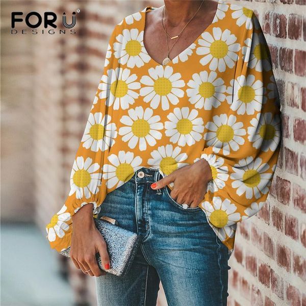 forudegins women long sleeve blouse sunflower daisy flower pattern v-neck party vintage loose comfort shirt blusas mujer fashion1, White
forudegins women long sleeve blouse sunflower daisy flower pattern v-neck party vintage loose comfort shirt blusas mujer fashion1, White