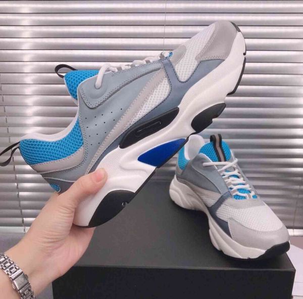 21 designer b22 shoes white leather calfskin technical knit women platform sneakers blue grey with box
21 designer b22 shoes white leather calfskin technical knit women platform sneakers blue grey with box