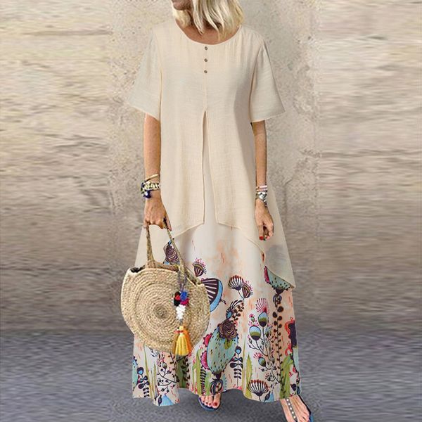 summer dress print women long dresses vintage women's cotton linen female kaftan vestido femme sundress, Black;gray
summer dress print women long dresses vintage women's cotton linen female kaftan vestido femme sundress, Black;gray
