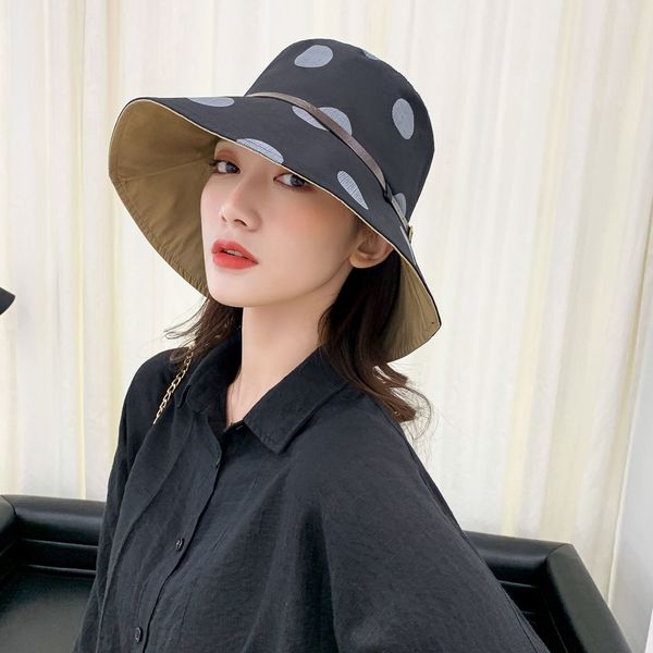 hat new female summer travel is prevented bask in han edition double big dot fisherman hat brim sun hat a momentum c0123, Blue;gray
hat new female summer travel is prevented bask in han edition double big dot fisherman hat brim sun hat a momentum c0123, Blue;gray