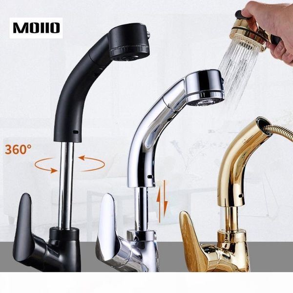 moiio modern gold bathroom faucet height adjustable multifunction pull out bathroom faucet 360 rotation cold water mixer tap
moiio modern gold bathroom faucet height adjustable multifunction pull out bathroom faucet 360 rotation cold water mixer tap