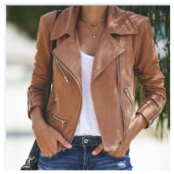 women's jackets women casual autumn and winter long sleeve outerwears comfort fitting solid color lapel neck zipper with pockets, Black;brown
women's jackets women casual autumn and winter long sleeve outerwears comfort fitting solid color lapel neck zipper with pockets, Black;brown