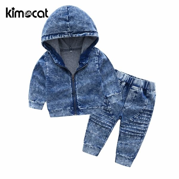 kimocat new arrival autumn and spring long sleeve children's hooded knit denim suit boy's clothing sets toddler tracksuit sets lj2, White
kimocat new arrival autumn and spring long sleeve children's hooded knit denim suit boy's clothing sets toddler tracksuit sets lj2, White
