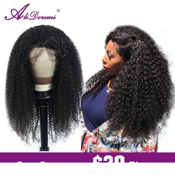 alidoremi afro kinky curly wig lace closure human hair wigs remy brazilian hair 4x4 13x4 wig pre plucked with baby, Black;brown
alidoremi afro kinky curly wig lace closure human hair wigs remy brazilian hair 4x4 13x4 wig pre plucked with baby, Black;brown