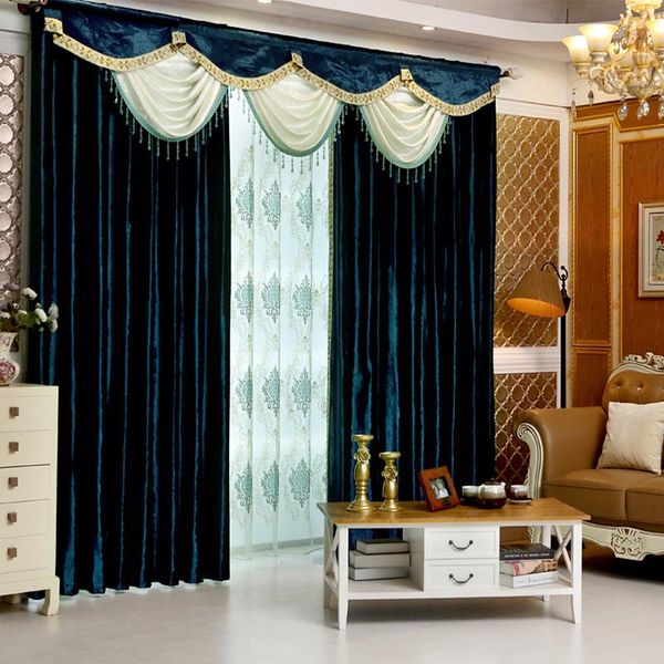 curtain & drapes custom curtains high class simple modern luxury solid blue color super soft cashmere cloth blackout tulle valance n241
curtain & drapes custom curtains high class simple modern luxury solid blue color super soft cashmere cloth blackout tulle valance n241