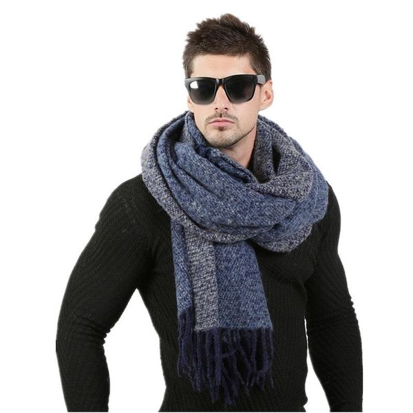 70cm*200cm men fashion design scarves men winter wool knitted cashmere scarf couple's thick warm long scarf, Blue;gray
70cm*200cm men fashion design scarves men winter wool knitted cashmere scarf couple's thick warm long scarf, Blue;gray