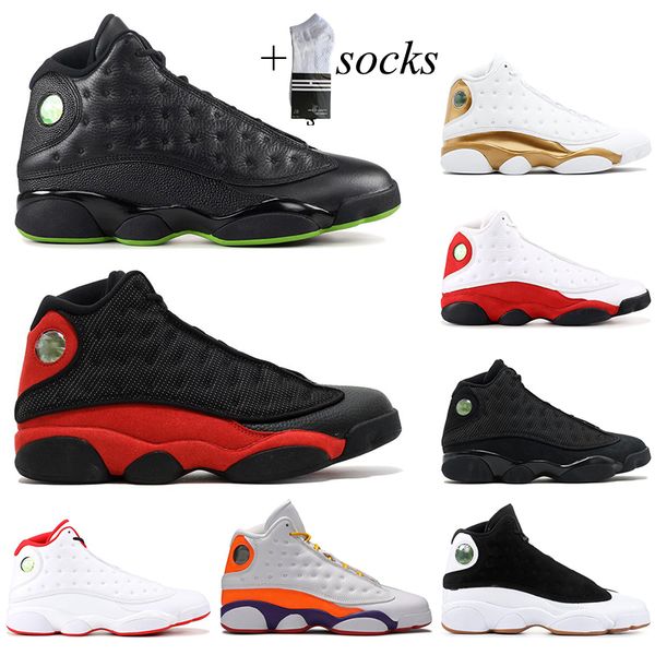 with sock 2021 basketball shoe running shoes 13 13s mens rivals lucky green cap and gown black cat flint trainers sports sneakers, White;red
with sock 2021 basketball shoe running shoes 13 13s mens rivals lucky green cap and gown black cat flint trainers sports sneakers, White;red