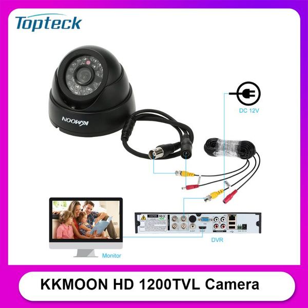 kkmoon hd 1200tvl security dome camera security cctv surveillance camera night vision 1/3" cmos ir-cut plug and play
kkmoon hd 1200tvl security dome camera security cctv surveillance camera night vision 1/3" cmos ir-cut plug and play