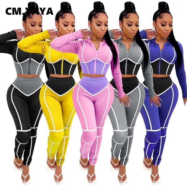 cm.yaya sportwear patchwork women's set long sleeve zipper jogger pant set tracksuit fitness two piece outfits matching1, Gray
cm.yaya sportwear patchwork women's set long sleeve zipper jogger pant set tracksuit fitness two piece outfits matching1, Gray
