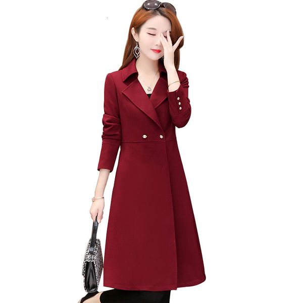 spring autumn coat new thin outwear female midway length long casual sleeve plus size jacket r835 84ok, Tan;black
spring autumn coat new thin outwear female midway length long casual sleeve plus size jacket r835 84ok, Tan;black