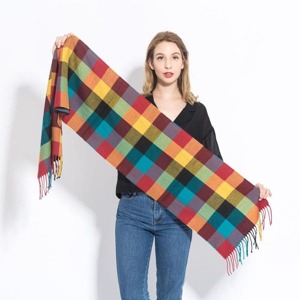 scarves 2021 winter plaid scarf for women wool warm shawls and wraps cashmere long tassel female blanket foulard, Blue;gray
scarves 2021 winter plaid scarf for women wool warm shawls and wraps cashmere long tassel female blanket foulard, Blue;gray