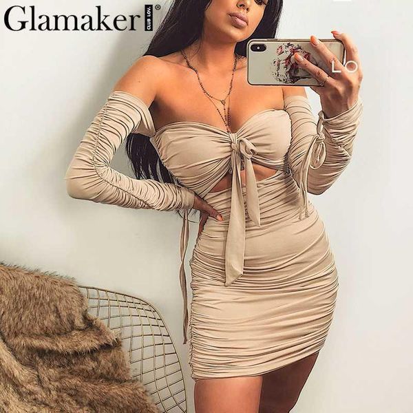 casual dresses glamaker bow tie pleated bodycon dress women backless tight party club mini elegant hollow out short vintage1, Black;gray
casual dresses glamaker bow tie pleated bodycon dress women backless tight party club mini elegant hollow out short vintage1, Black;gray