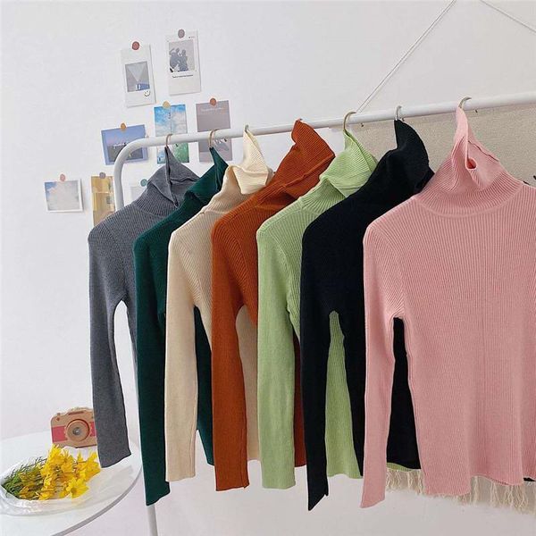 women's sweaters women autumn winter korean slim female pullover knitted sweater jumper soft elastic warm pull femme turtleneck, White;black
women's sweaters women autumn winter korean slim female pullover knitted sweater jumper soft elastic warm pull femme turtleneck, White;black