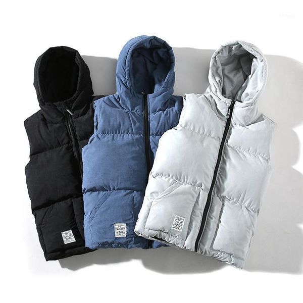 in autumn and winter of japanese white ceramic tile trends and vest comfortable coat color men's hooded vest1, Black;white
in autumn and winter of japanese white ceramic tile trends and vest comfortable coat color men's hooded vest1, Black;white