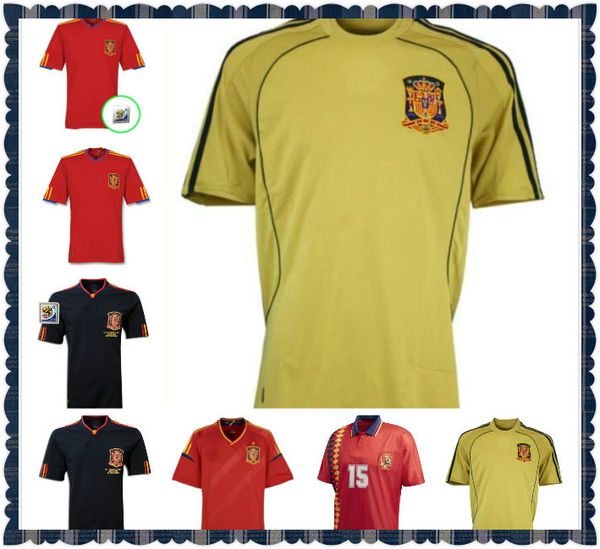 retro classic 2010 spain soccer jersey star a.iniesta 6 pique 3 xavi 8 david villa 7 jerseys football sports shirt camiseta maill, Black;yellow
retro classic 2010 spain soccer jersey star a.iniesta 6 pique 3 xavi 8 david villa 7 jerseys football sports shirt camiseta maill, Black;yellow