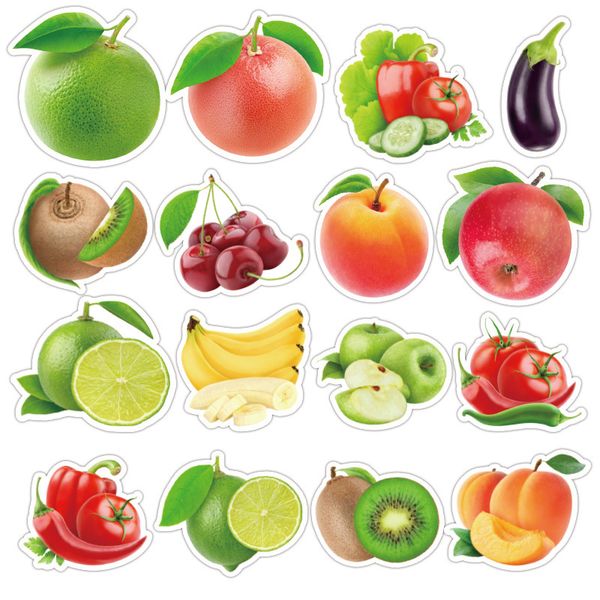 50pcs/lot exquisite cartoon fresh fruits vegetables stickers for kitchen bakery cup dish refrigerator education toy children q1215
50pcs/lot exquisite cartoon fresh fruits vegetables stickers for kitchen bakery cup dish refrigerator education toy children q1215