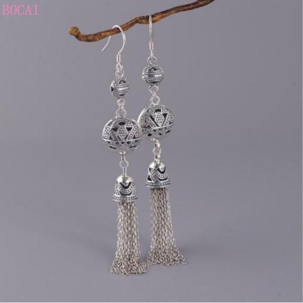 S925 silver retro women's fashion style Tassel Earrings Thai silver hollow smart Earrings for women 2020 new fashion jewelry
S925 silver retro women's fashion style Tassel Earrings Thai silver hollow smart Earrings for women 2020 new fashion jewelry