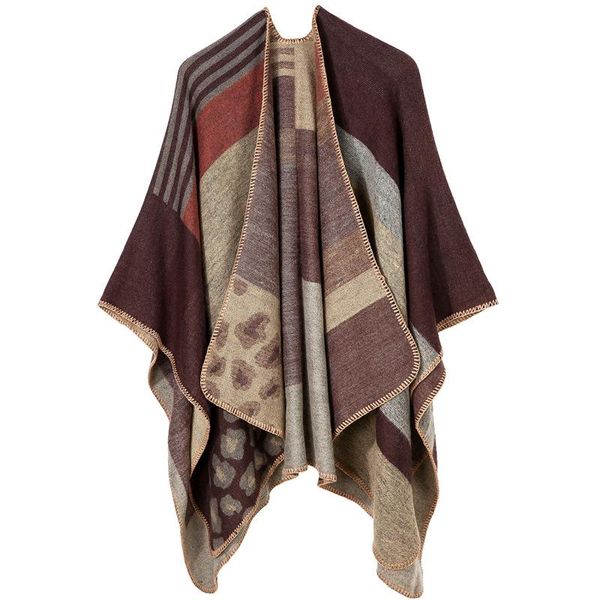 scarves women winter leopard warm poncho oversized cardigan cape open front sweater coat blanket scarf ladies cashmere shawls, Blue;gray
scarves women winter leopard warm poncho oversized cardigan cape open front sweater coat blanket scarf ladies cashmere shawls, Blue;gray