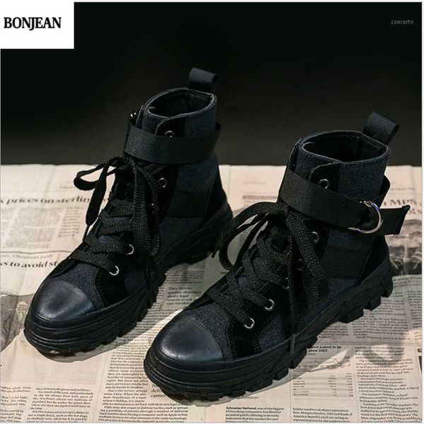 bonjean 2020 new autumn thick-soled sports short boots women's english wind locomotive boots1, Black
bonjean 2020 new autumn thick-soled sports short boots women's english wind locomotive boots1, Black