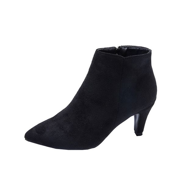 female autumn ankle high heel herd in leopard zipper half short winter boots martin women's shoes uev6, Black
female autumn ankle high heel herd in leopard zipper half short winter boots martin women's shoes uev6, Black
