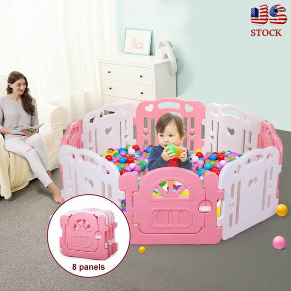 8 панель baby playpen детская безопасность play центр ярд главная кровавая ручка крытый / открытый
8 панель baby playpen детская безопасность play центр ярд главная кровавая ручка крытый / открытый