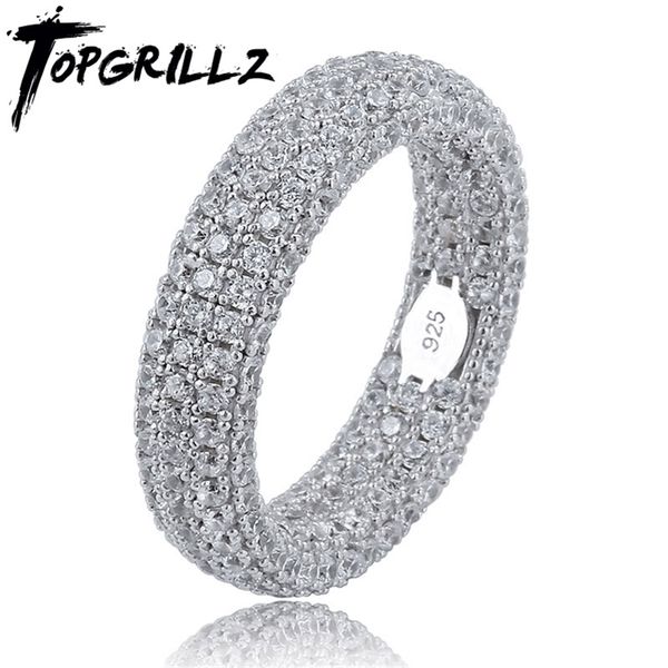 925 sterling silver stamp ring full iced out cubic zirconia mens women engagement rings charm jewelry for gifts y200620, Slivery;golden
925 sterling silver stamp ring full iced out cubic zirconia mens women engagement rings charm jewelry for gifts y200620, Slivery;golden