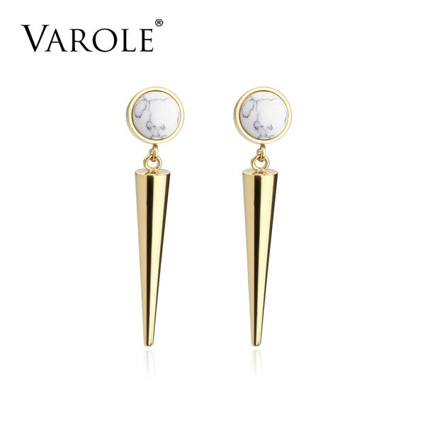 varole spike natural stone long earring ear studs gold color dangle earrings stainless steel drop earrings for women jewelry
varole spike natural stone long earring ear studs gold color dangle earrings stainless steel drop earrings for women jewelry