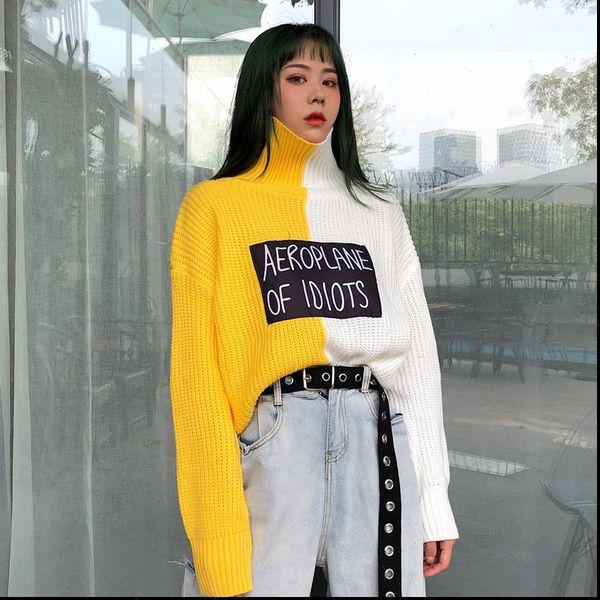 2021 autumn and winter women knitted sweater long sleeve pullover casual turtleneck sweater female jumper pull femme r917, White;black
2021 autumn and winter women knitted sweater long sleeve pullover casual turtleneck sweater female jumper pull femme r917, White;black