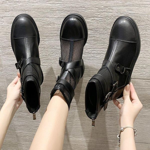 boots 2021 s hollow out short women buckle round toe thiick cool ladies retro party shoe woman half botas de mujer, Black
boots 2021 s hollow out short women buckle round toe thiick cool ladies retro party shoe woman half botas de mujer, Black