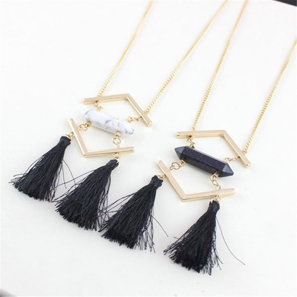 fashion 2020 the new blue sandstone, natural white hoard of black rope tassel necklaces, Silver
fashion 2020 the new blue sandstone, natural white hoard of black rope tassel necklaces, Silver