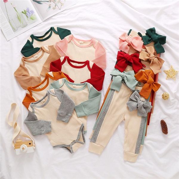 toddler kids baby boy girls clothes autumn infant ribbed knitted patchwork bodysuit romper pants headband 3pcs clothing sets1, White
toddler kids baby boy girls clothes autumn infant ribbed knitted patchwork bodysuit romper pants headband 3pcs clothing sets1, White