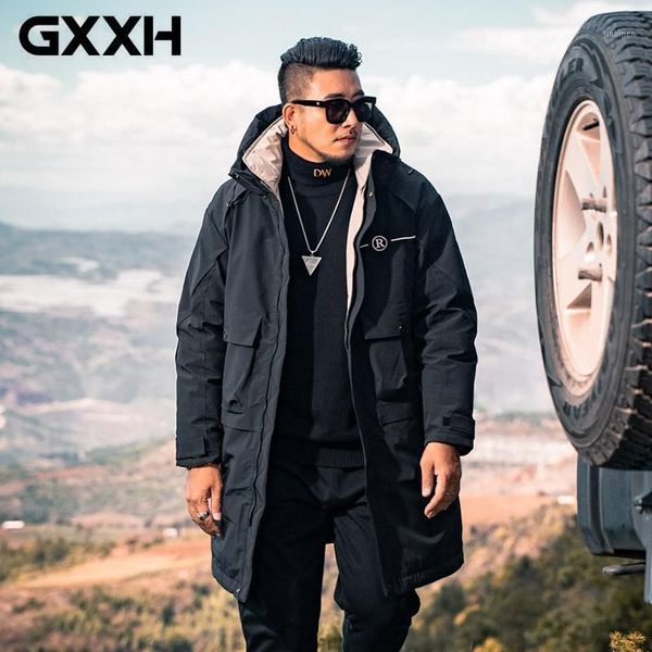 gxxh winter casual long hooded parkas men cotton padded jackets thick hat windproof fashion men parka pockets coats big size 7xl1, Black
gxxh winter casual long hooded parkas men cotton padded jackets thick hat windproof fashion men parka pockets coats big size 7xl1, Black