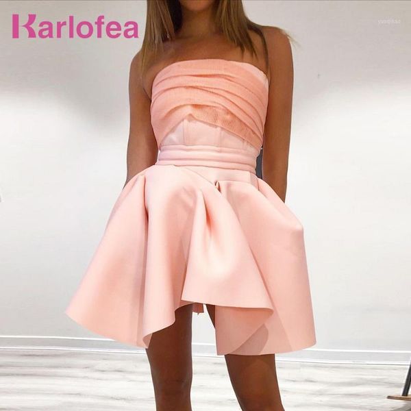 karlofea women pink dress lovey a-line celebrity party dress strapless mesh patchwork vestidos new clothes 2020 outfits1, Black;gray
karlofea women pink dress lovey a-line celebrity party dress strapless mesh patchwork vestidos new clothes 2020 outfits1, Black;gray