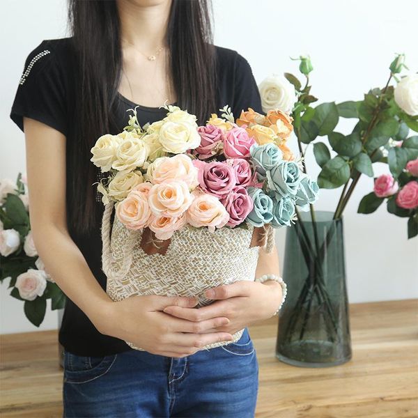 decorative flowers & wreaths 6 heads ins style artificial rose bouquet home decoration wedding party decor flower fake ts3001
decorative flowers & wreaths 6 heads ins style artificial rose bouquet home decoration wedding party decor flower fake ts3001